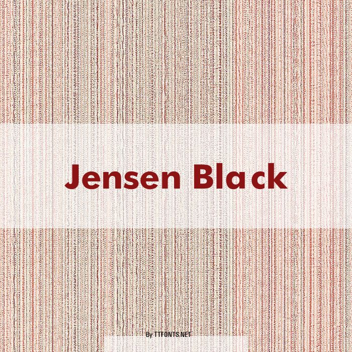 Jensen Black example